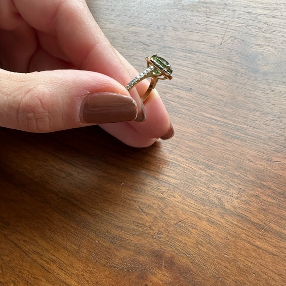 Tourmaline and Diamond Cocktail Ring - Picture 3 of 8